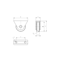 Zestaw koła pasowego pojazdu - U, D100