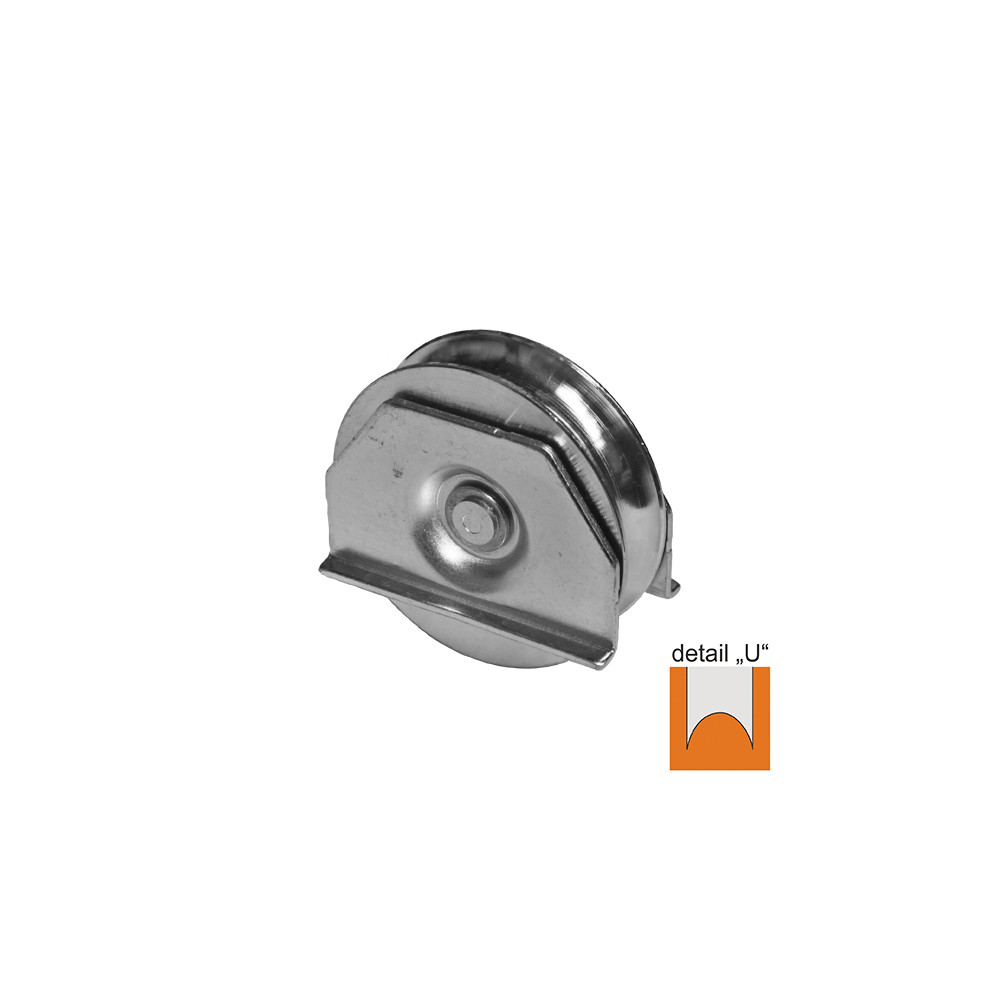 Koło jezdne - U, Zn, D80mm