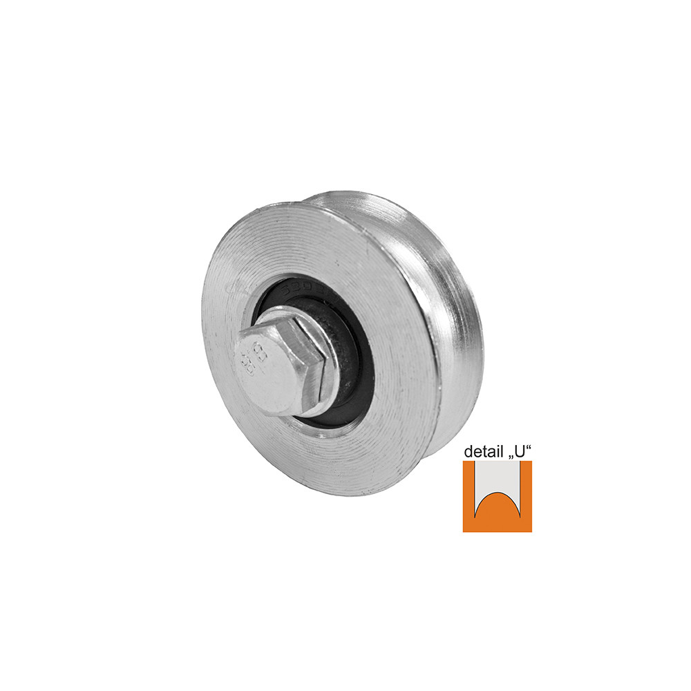 Koło pojazdu - U, Zn, D100mm