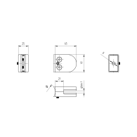 Uchwyt wlewu szklanego