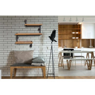 Półka ścienna - oświetlenie HAD - 009