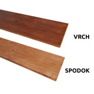 Regał półkowy TRAVEZ - 4 półki, czerwono-brązowy