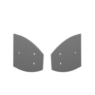 Przeszklony aluminiowy profil markizy 0° żaluzja