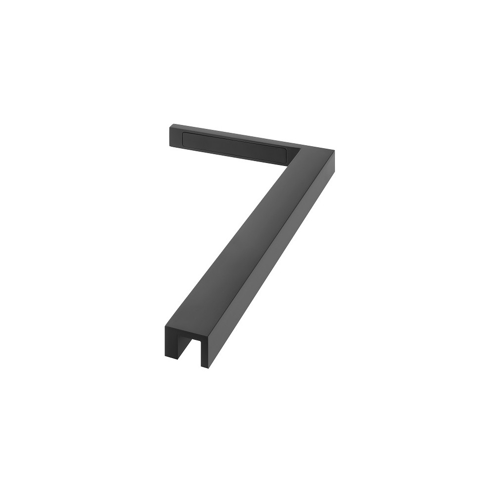 Kątownik stabilizujący z czarną ścianką szklaną