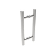 Poręcz - błyszcząca stal nierdzewna AISI304, K320, H300/D25mm