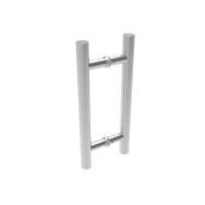 Poręcz - błyszcząca stal nierdzewna AISI304, K320, H300/D25mm