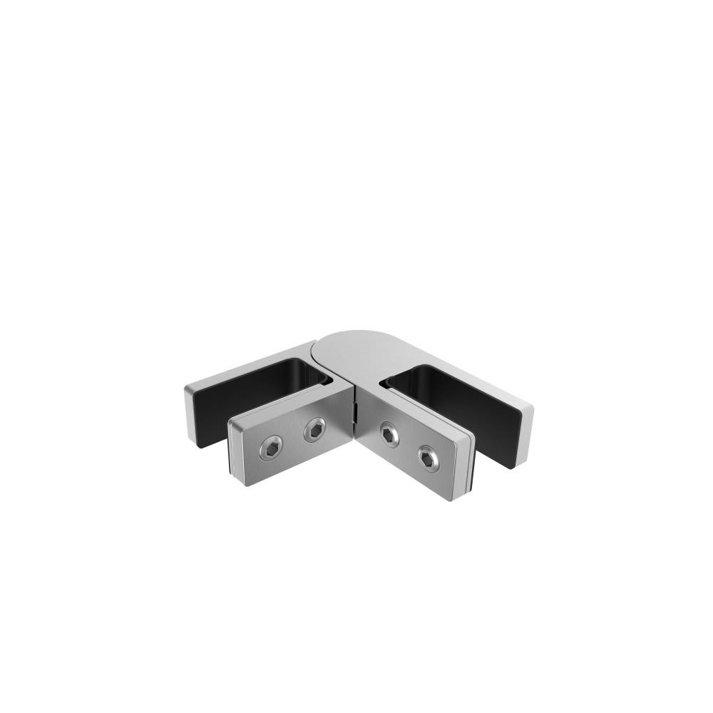 Uchwyt na szkło - szkło/szkło - regulowany