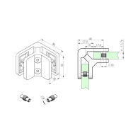 Uchwyt wlewu szklanego