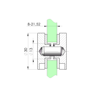 Uchwyt wlewu paliwa - sprzęgło