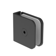 Przeszklenie stałe - uchwyt szkła, AISI 304, CZARNY