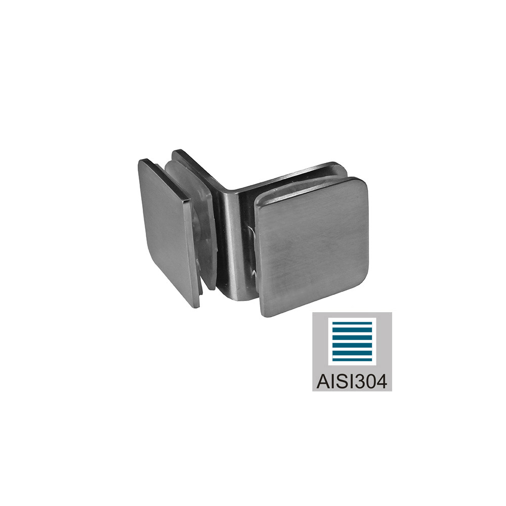 Przeszklenie stałe - uchwyt do szkła, AISI 304, T 8-10 mm