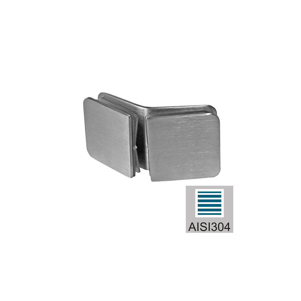 Przeszklenie stałe - uchwyt do szkła, AISI 304, T 8-10 mm