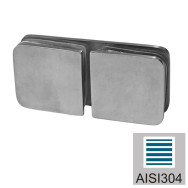 Przeszklenie stałe - uchwyt do szkła, AISI 304, T 8-10 mm