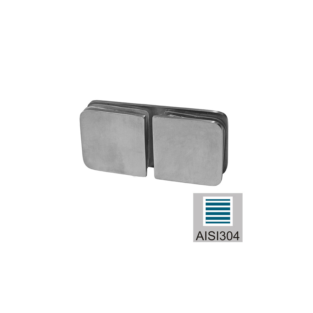 Przeszklenie stałe - uchwyt do szkła, AISI 304, T 8-10 mm