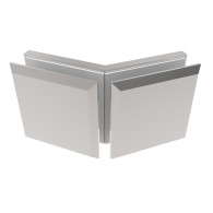 Przeszklenie stałe - połączenie szkła 135° Zamak, T 8-10 mm