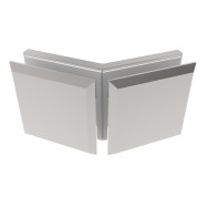 Przeszklenie stałe - połączenie szkła 135° Zamak, T 8-10 mm