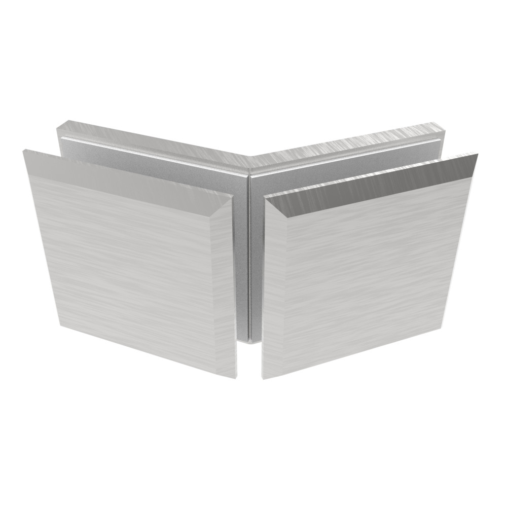 Przeszklenie stałe - połączenie szkła 135° Zamak, T 8-10 mm