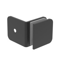 Przeszklenie stałe - uchwyt na szybę, CZARNY