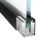 Zacisk profil-3m z listwą maskującą CZARNY H40