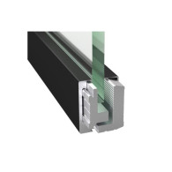 Zacisk profil-3m z listwą maskującą CZARNY H50