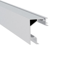 Okucia - drzwi przesuwne + stałe przeszklenie AL