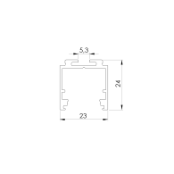 Profil aluminiowy do uchwytu LED