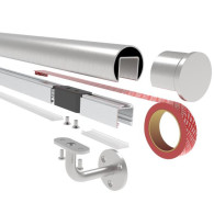 Profil aluminiowy SET do uchwytu LED