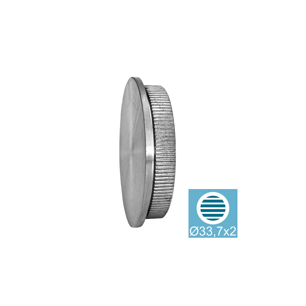 Płaska zaślepka poręczy pełna