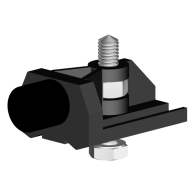 Okucia do drzwi przesuwnych - pręt AL 60kg