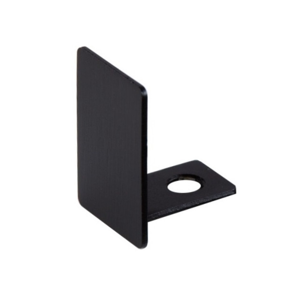 Zaślepka do profilu 20x12 szkło t8mm czarna