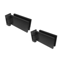 Zawias do drzwi szklanych BLACK