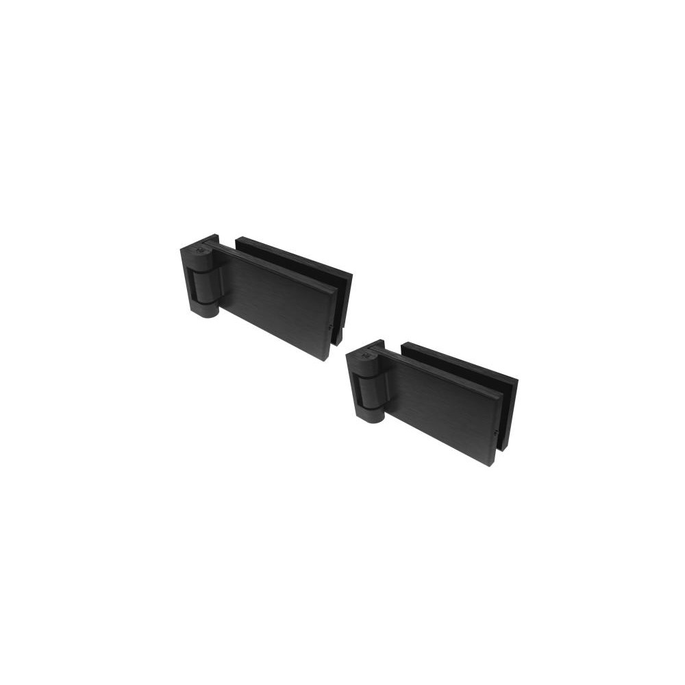 Zawias do drzwi szklanych BLACK