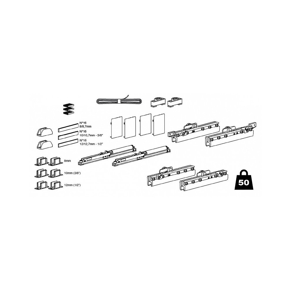 Suwak - zestaw akcesoriów do synchronizatora GS-AL/P8106/N/E