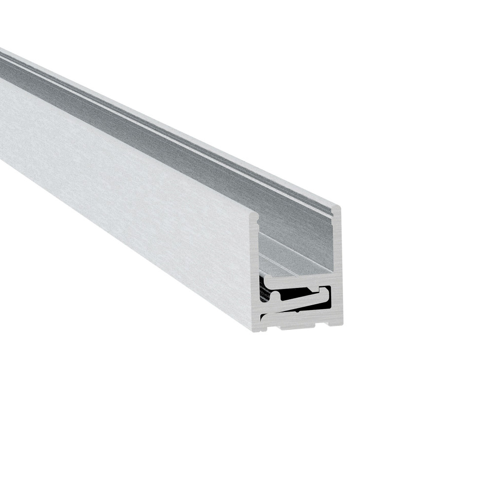 Przeszklenie stałe - profil U AL-Elox 21x27mm, L3000