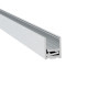 Profil aluminiowy U anodowany do szkła 8-12 mm, długość 3000 mm, bez uszczelki