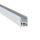 Profil aluminiowy U do szkła 8-12 mm anodowany, długość 3000 mm, bez uszczelki