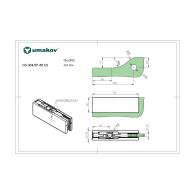 Zawias górny AISI 304