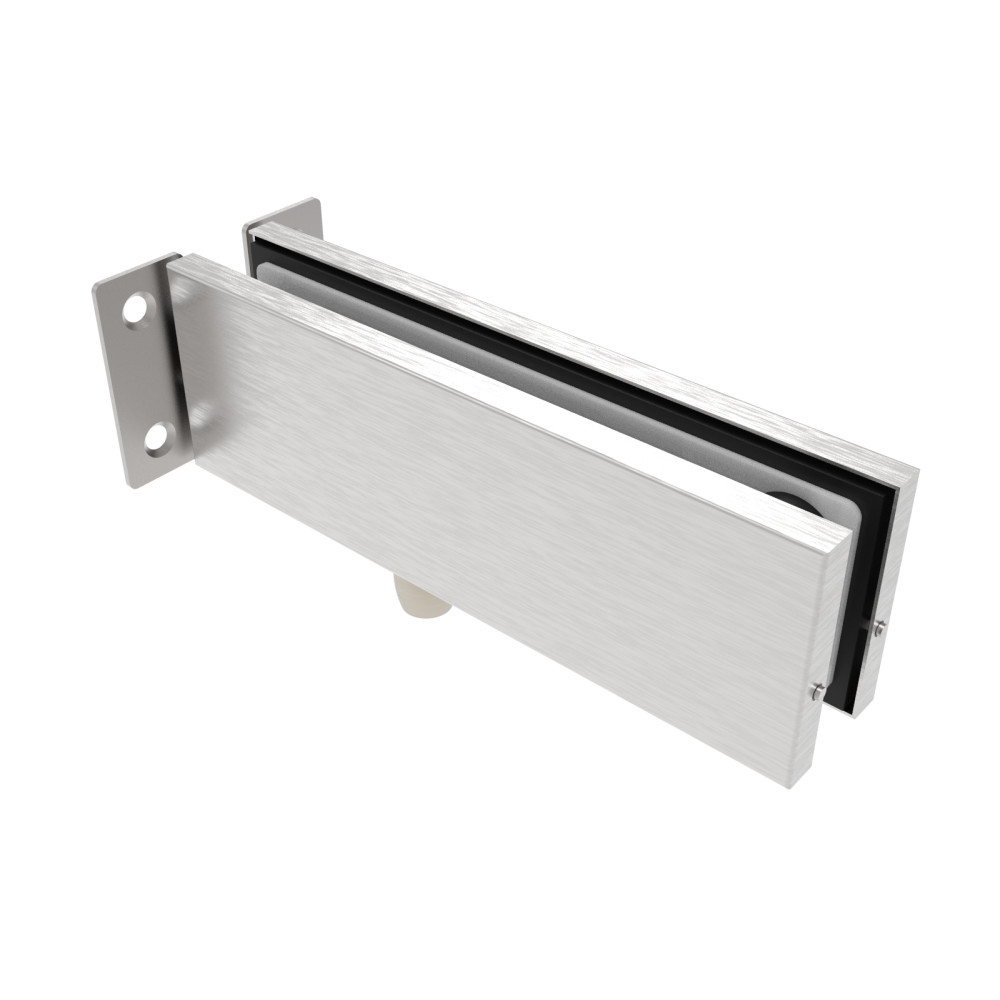 Przeszklenie stałe - uchwyt szyby z trzpieniem zawiasu