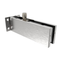 Przeszklenie stałe - uchwyt szyby z trzpieniem zawiasu