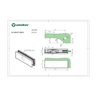 Zawias dolny AISI 304