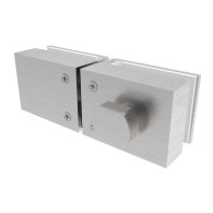 Zamek do szklanych drzwi toalety