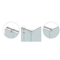 Uchwyt stabilizatora bezpośredni koniec szkła