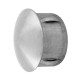Zaślepka wypukła do poręczy stal nierdzewna AISI 316 szlif D42,4 mm