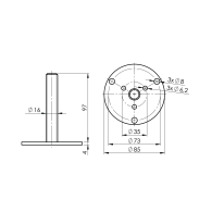 Kotwienie drewnianego słupka