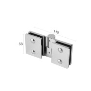 Zawias do szklanych drzwi prysznicowych