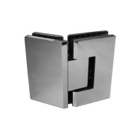 Zawias do drzwi szklanych szkło/szkło 135 st. AISI3