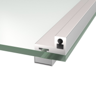 Profil drzwiowy do drzwi szklanych + zawias