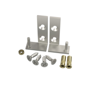 Ościeżnica do drzwi szklanych + zawias