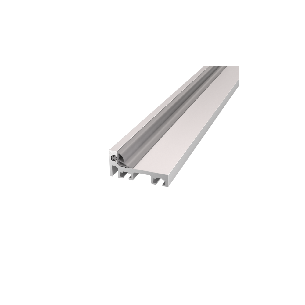 Profil kołnierzowy do drzwi szklanych "L"