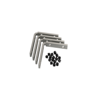 Profil kołnierzowy do drzwi szklanych "L"